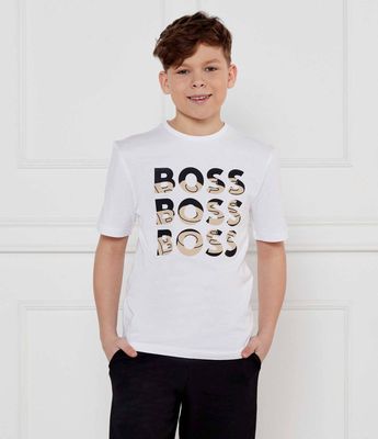 T-shirt chłopięce na lato BOSS Kidswear ze sklepu: Gomez Fashion Store w kategorii: T-shirty chłopięce