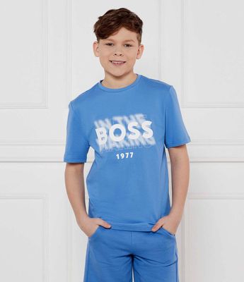 T-shirt chłopięce letni BOSS Kidswear ze sklepu: Gomez Fashion Store w kategorii: T-shirty chłopięce