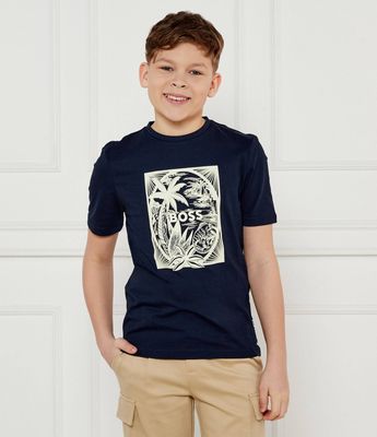 T-shirt chłopięce na lato BOSS Kidswear ze sklepu: Gomez Fashion Store w kategorii: T-shirty chłopięce