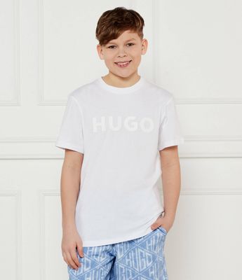 HUGO KIDS - T-shirt chłopięce letni ze sklepu: Gomez Fashion Store w kategorii: T-shirty chłopięce