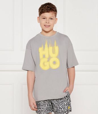 T-shirt chłopięce letni HUGO KIDS ze sklepu: Gomez Fashion Store w kategorii: T-shirty chłopięce