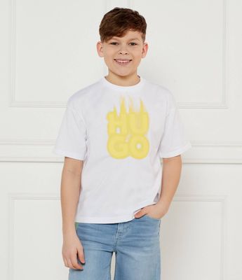 T-shirt chłopięce letni HUGO KIDS ze sklepu: Gomez Fashion Store w kategorii: T-shirty chłopięce
