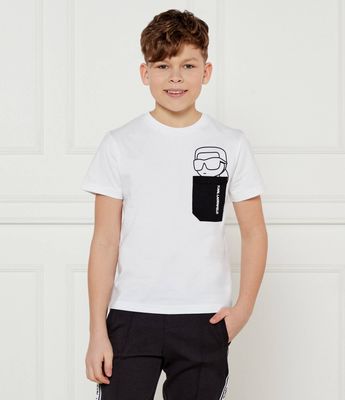 T-shirt chłopięce na lato Karl Lagerfeld Kids ze sklepu: Gomez Fashion Store w kategorii: T-shirty chłopięce