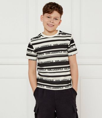 Karl Lagerfeld Kids - T-shirt chłopięce na lato ze sklepu: Gomez Fashion Store w kategorii: T-shirty chłopięce