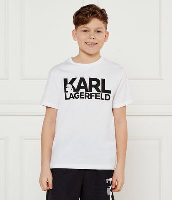 T-shirt chłopięce na lato Karl Lagerfeld Kids ze sklepu: Gomez Fashion Store w kategorii: T-shirty chłopięce