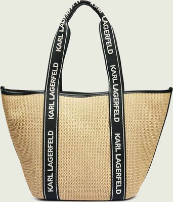 Shopper bag w stylu młodzieżowym na wakacje Karl Lagerfeld Jeans ze sklepu: Gomez Fashion Store w kategorii: Torby Shopper bag - zdjęcie 874714-BD9-10338_KL251W000174028