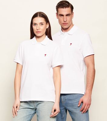 AMI Paris - T-shirt męski na lato ze sklepu: Gomez Fashion Store w kategorii: T-shirty męskie - zdjęcie 874714-BD9-10338_AI252U000001008