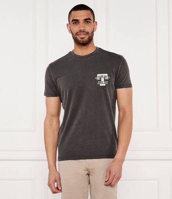 Tommy Jeans - T-shirt męski wiosenny ze sklepu: Gomez Fashion Store w kategorii: T-shirty męskie - zdjęcie 874714-BD9-10338_TM252M000113D44