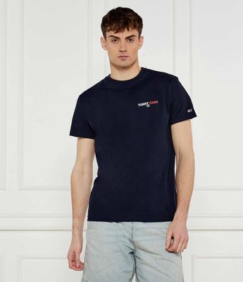 T-shirt męski casual wiosenny Tommy Jeans ze sklepu: Gomez Fashion Store w kategorii: T-shirty męskie - zdjęcie 874714-BD9-10338_TM252M000114072