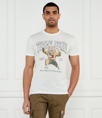 T-shirt męski w stylu młodzieżowym Tommy Jeans ze sklepu: Gomez Fashion Store w kategorii: T-shirty męskie - zdjęcie 874714-BD9-10338_TM252M000115A07