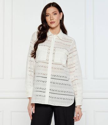 Koszula damska na wiosnę Marella ze sklepu: Gomez Fashion Store w kategorii: Koszule damskie - zdjęcie 874714-BD9-10338_MA252W000018001