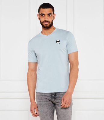 T-shirt męski casual Karl Lagerfeld ze sklepu: Gomez Fashion Store w kategorii: T-shirty męskie - zdjęcie 874714-BD9-10338_KL252M000057600