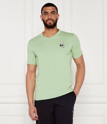 T-shirt męski na wiosnę Karl Lagerfeld ze sklepu: Gomez Fashion Store w kategorii: T-shirty męskie - zdjęcie 874714-BD9-10338_KL252M000057501