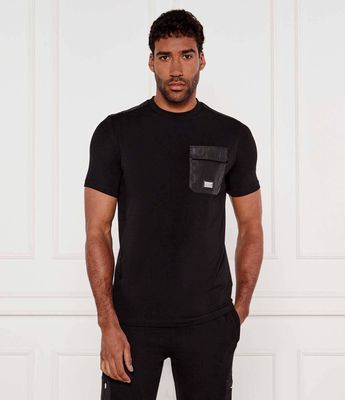 T-shirt męski casualowy Karl Lagerfeld ze sklepu: Gomez Fashion Store w kategorii: T-shirty męskie - zdjęcie 874714-BD9-10338_KL252M000061990