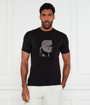 Karl Lagerfeld - T-shirt męski młodzieżowy ze sklepu: Gomez Fashion Store w kategorii: T-shirty męskie - zdjęcie 874714-BD9-10338_KL252M000067990