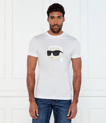 Karl Lagerfeld - T-shirt męski wiosenny ze sklepu: Gomez Fashion Store w kategorii: T-shirty męskie - zdjęcie 874714-BD9-10338_KL252M000072007