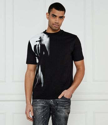 T-shirt męski w stylu młodzieżowym na wiosnę Karl Lagerfeld ze sklepu: Gomez Fashion Store w kategorii: T-shirty męskie - zdjęcie 874714-BD9-10338_KL252M000077990