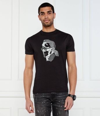 T-shirt męski wiosenny młodzieżowy Karl Lagerfeld ze sklepu: Gomez Fashion Store w kategorii: T-shirty męskie - zdjęcie 874714-BD9-10338_KL252M000134990