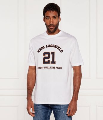 T-shirt męski młodzieżowy wiosenny Karl Lagerfeld ze sklepu: Gomez Fashion Store w kategorii: T-shirty męskie - zdjęcie 874714-BD9-10338_KL252M000138007