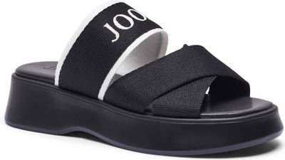 Klapki damskie na lato Joop! ze sklepu: Gomez Fashion Store w kategorii: Klapki damskie - zdjęcie 874714-BD9-10338_JO252W000070900