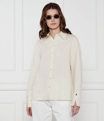 Koszula damska Patrizia Pepe ze sklepu: Gomez Fashion Store w kategorii: Koszule damskie - zdjęcie 874714-BD9-10338_PK252W000032569