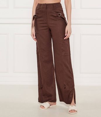 Spodnie damskie na jesień Patrizia Pepe ze sklepu: Gomez Fashion Store w kategorii: Spodnie damskie - zdjęcie 874714-BD9-10338_PK252W000049567