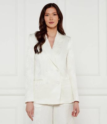 Twinset - Marynarka elegancki ze sklepu: Gomez Fashion Store w kategorii: Marynarki damskie - zdjęcie 874714-BD9-10338_TS252W000072299