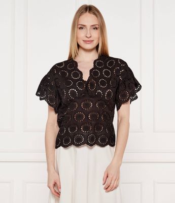 Bluzka damska casual Twinset ze sklepu: Gomez Fashion Store w kategorii: Bluzki damskie - zdjęcie 874714-BD9-10338_TS252W000089842