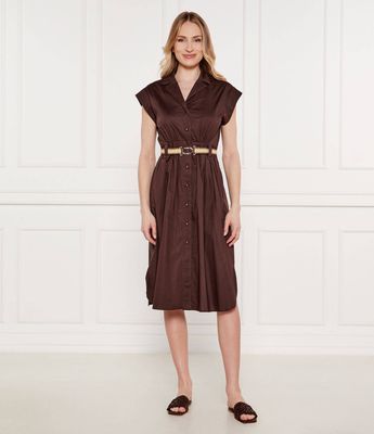 Twinset - Sukienka elegancka ze sklepu: Gomez Fashion Store w kategorii: Sukienki - zdjęcie 874714-BD9-10338_TS252W000092B59