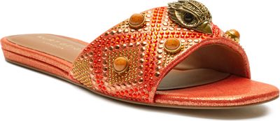 Klapki damskie na lato Kurt Geiger ze sklepu: Gomez Fashion Store w kategorii: Klapki damskie - zdjęcie 874714-BD9-10338_KG252W000083006