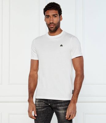 T-shirt męski na wiosnę Moose Knuckles ze sklepu: Gomez Fashion Store w kategorii: T-shirty męskie - zdjęcie 874714-BD9-10338_MN252M000003942