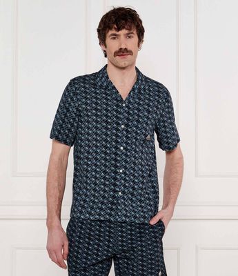 Koszula męska na wiosnę Moose Knuckles ze sklepu: Gomez Fashion Store w kategorii: Koszule męskie - zdjęcie 874714-BD9-10338_MN252M000014947