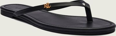 LAUREN RALPH LAUREN - Klapki damskie casualowe ze sklepu: Gomez Fashion Store w kategorii: Klapki damskie - zdjęcie 874714-BD9-10338_RL252W000029B90