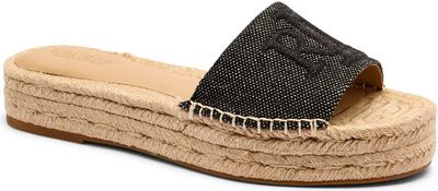 LAUREN RALPH LAUREN - Klapki damskie na lato ze sklepu: Gomez Fashion Store w kategorii: Klapki damskie - zdjęcie 874714-BD9-10338_RL252W000039I83