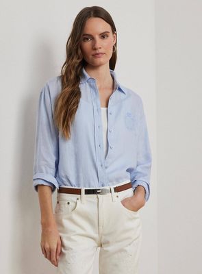 Koszula damska elegancka LAUREN RALPH LAUREN ze sklepu: Gomez Fashion Store w kategorii: Koszule damskie - zdjęcie 874714-BD9-10338_RL252W00006597K