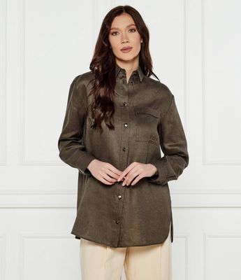 Koszula damska jesienna MM ze sklepu: Gomez Fashion Store w kategorii: Koszule damskie - zdjęcie 874714-BD9-10338_ML252W000001033