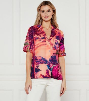Koszula damska casual Desigual ze sklepu: Gomez Fashion Store w kategorii: Koszule damskie - zdjęcie 874714-BD9-10338_DU252W000070308