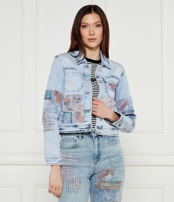Kurtka damska na wiosnę Desigual ze sklepu: Gomez Fashion Store w kategorii: Kurtki damskie - zdjęcie 874714-BD9-10338_DU252W000075009