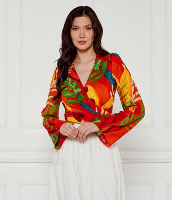 Bluzka damska na wiosnę Desigual ze sklepu: Gomez Fashion Store w kategorii: Bluzki damskie - zdjęcie 874714-BD9-10338_DU252W000081167