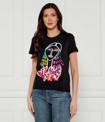 Bluzka damska Desigual ze sklepu: Gomez Fashion Store w kategorii: Bluzki damskie - zdjęcie 874714-BD9-10338_DU252W000114002