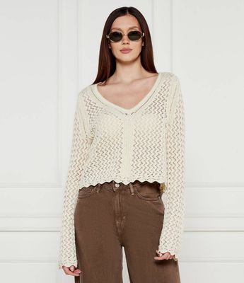 Bluzka damska na wiosnę casual Desigual ze sklepu: Gomez Fashion Store w kategorii: Bluzki damskie - zdjęcie 874714-BD9-10338_DU252W000119066