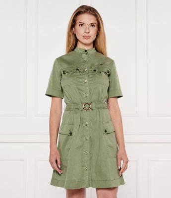 Sukienka Aeronautica Militare ze sklepu: Gomez Fashion Store w kategorii: Sukienki - zdjęcie 874714-BD9-10338_AM252W000020321