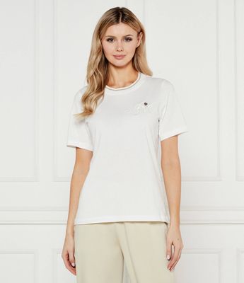 Bluzka damska na wiosnę casual Aeronautica Militare ze sklepu: Gomez Fashion Store w kategorii: Bluzki damskie - zdjęcie 874714-BD9-10338_AM252W000028002