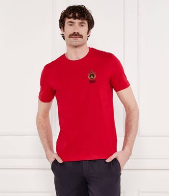T-shirt męski wiosenny Aeronautica Militare ze sklepu: Gomez Fashion Store w kategorii: T-shirty męskie - zdjęcie 874714-BD9-10338_AM252M000003323