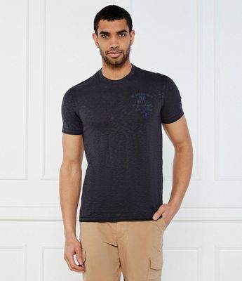Aeronautica Militare - T-shirt męski ze sklepu: Gomez Fashion Store w kategorii: T-shirty męskie - zdjęcie 874714-BD9-10338_AM252M000017001