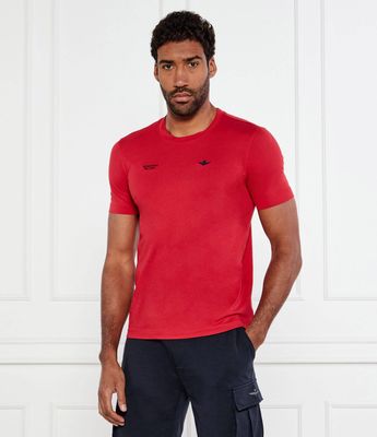 T-shirt męski casual na wiosnę Aeronautica Militare ze sklepu: Gomez Fashion Store w kategorii: T-shirty męskie - zdjęcie 874714-BD9-10338_AM252M000018323