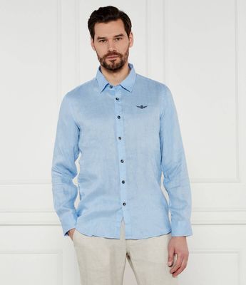 Koszula męska Aeronautica Militare ze sklepu: Gomez Fashion Store w kategorii: Koszule męskie - zdjęcie 874714-BD9-10338_AM252M000048325
