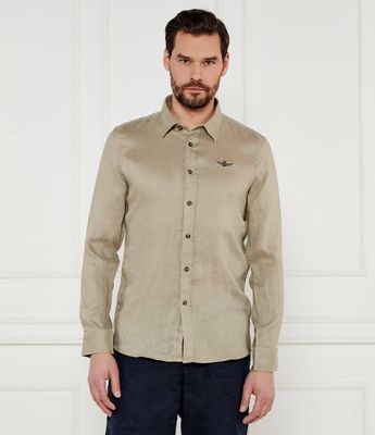 Aeronautica Militare - Koszula męska na wiosnę ze sklepu: Gomez Fashion Store w kategorii: Koszule męskie - zdjęcie 874714-BD9-10338_AM252M000048337