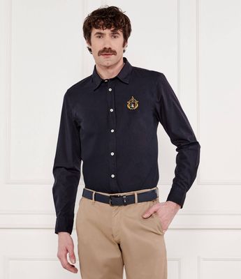 Aeronautica Militare - Koszula męska casual ze sklepu: Gomez Fashion Store w kategorii: Koszule męskie - zdjęcie 874714-BD9-10338_AM252M000049338