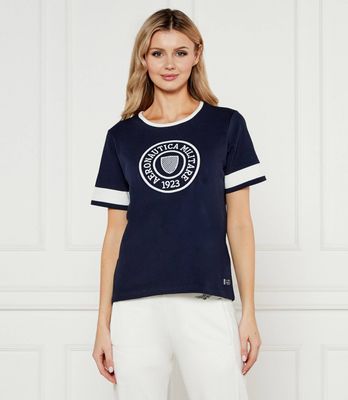 Bluzka damska Aeronautica Militare ze sklepu: Gomez Fashion Store w kategorii: Bluzki damskie - zdjęcie 874714-BD9-10338_AM251W000007001